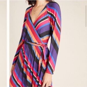 Anthropologie MAEVE Angelique soft stretchy knit dress, S.